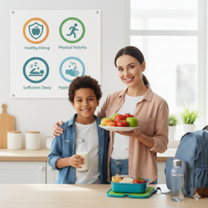 طفلي بعمر المدرسة.. كيف أحمي صحّته؟