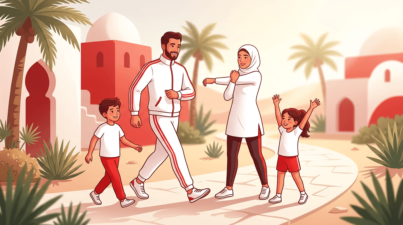 توضيح طبي عن النشاط البدني ونمط الحياة الصحي