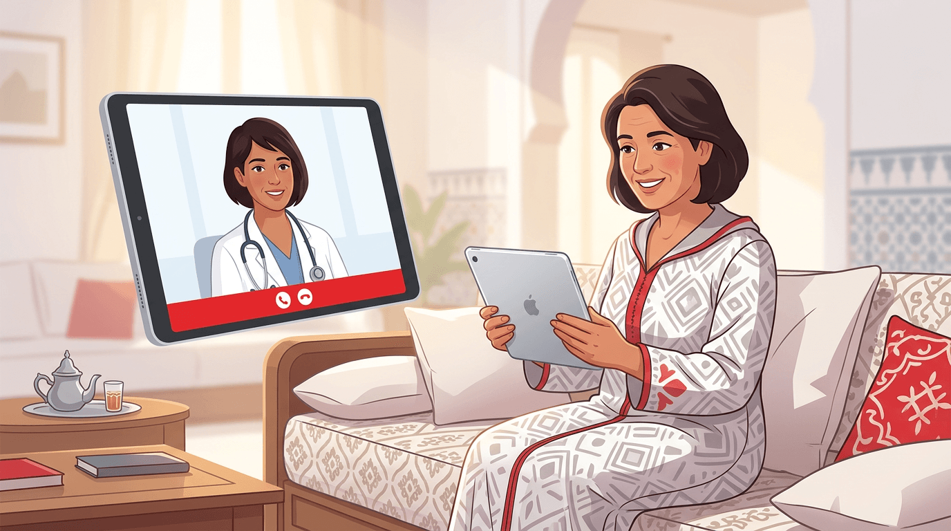 توضيح طبي عن التطبيب عن بعد